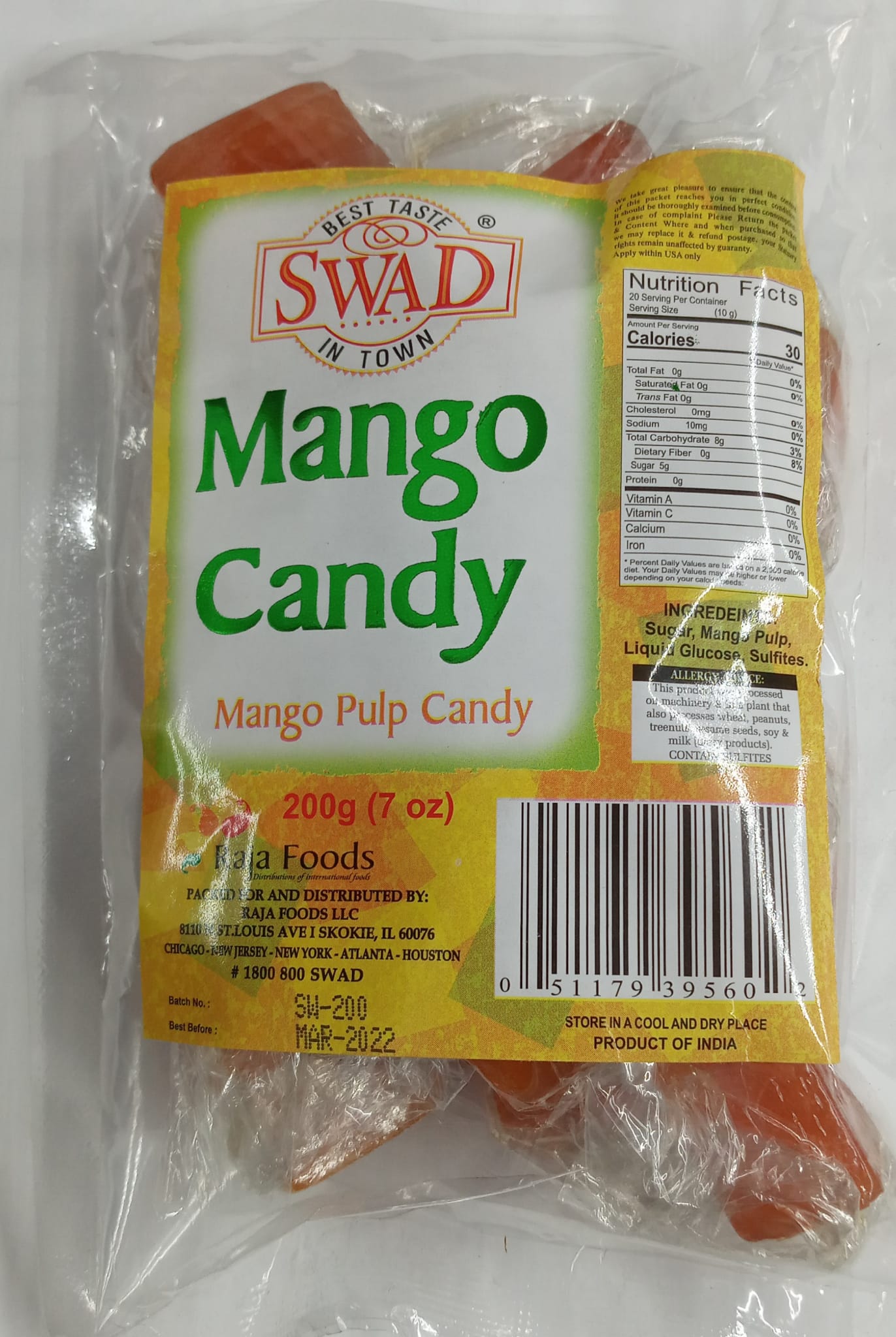 Buy Online Swad Mango Candy (200 GM) Kesar Grocery.
